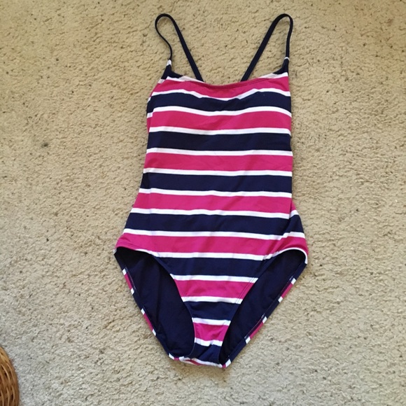 Tommy Bahama NWT nautical stripe size 8 swimsuit - Picture 2 of 8